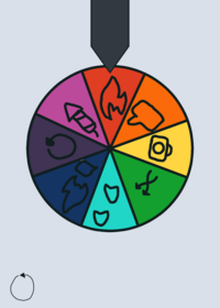 Spin the wheel and do what it lands on!