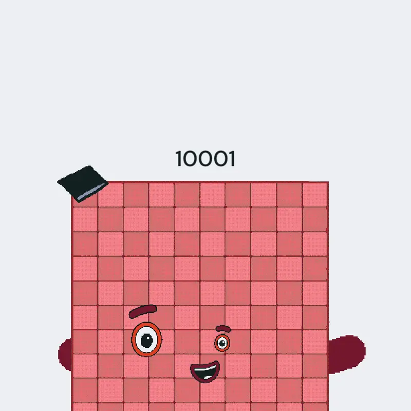 10001 Numberblocks Red color so cool! by @CaCaStudio11