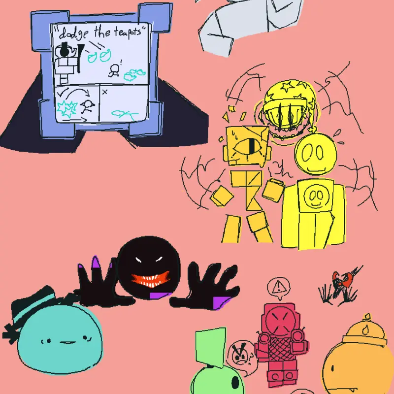 Drawing random stuff by @Dumb_Artist