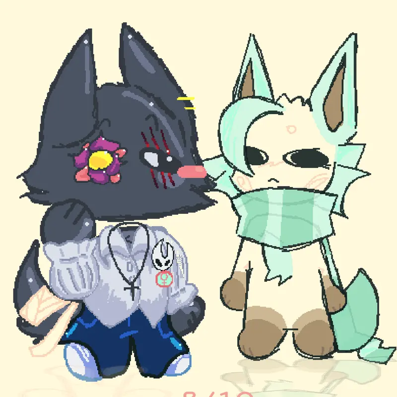 It's for l34f30n >/////<#oc#remix by @Cosmic_sprout