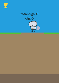 really low quality digging game