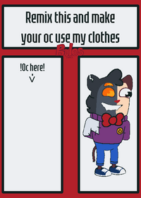 !Make your oc use my clothes!