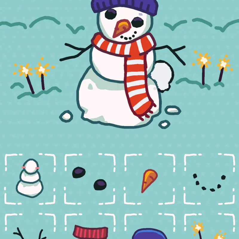 My snowman by @ErVe1