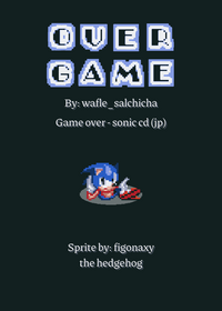 Sonic cd game over