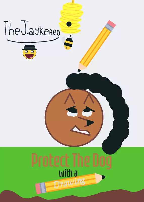 Protect The Dog with a Drawing! by @TheJaykereo