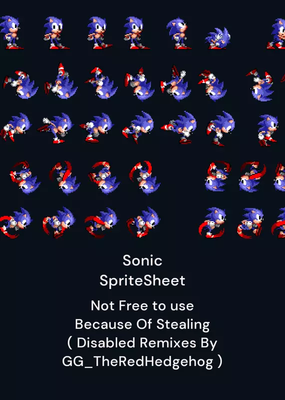 sonic sprites by @Markus_The_Mouse