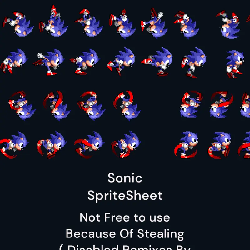 sonic sprites by @Markus_The_Mouse