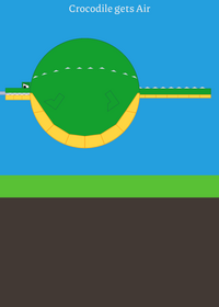 Story 1: Crocodile gets Air