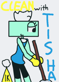 Fun lazy mini game about Tisha cleaning