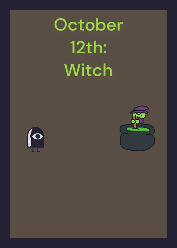 October 12th: Witch by @RaibonVCB