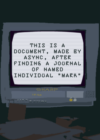 Marks Diary Documented in 9/5/1998