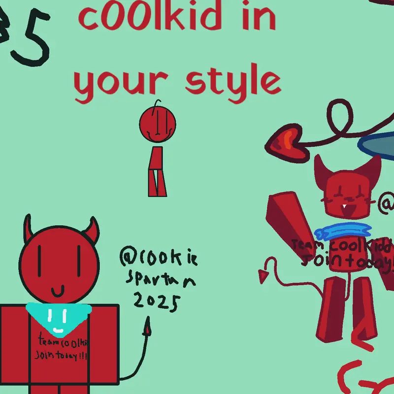 COOLKID collab!,draw coolkid by @ceci_wings