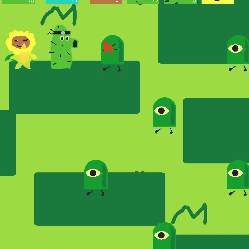 Plants vs zombies by @sandboxing