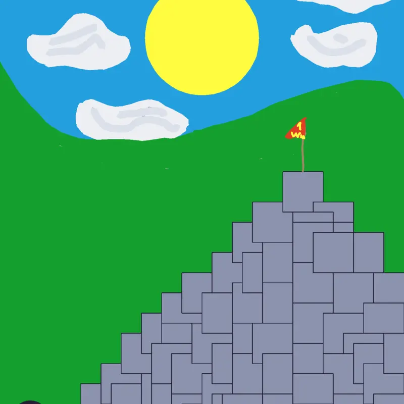 Climbing a mountain by @zairopogi