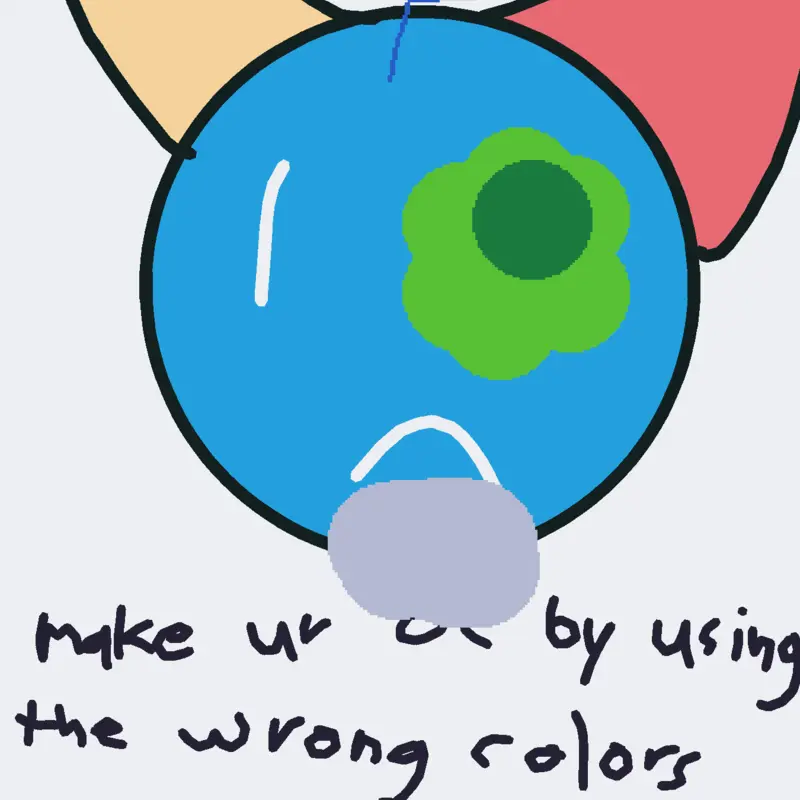 Wrong color by @Anna_the_emojicat