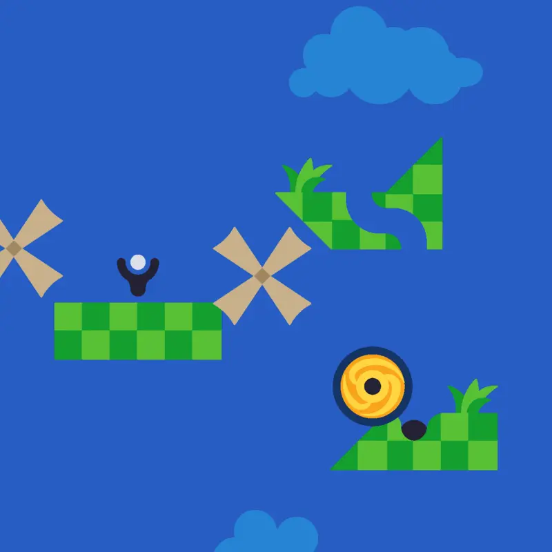 Golf but the windmills are deadly by @handymandys