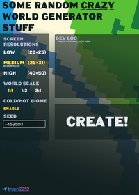 CRAZY WORLD GENERATOR