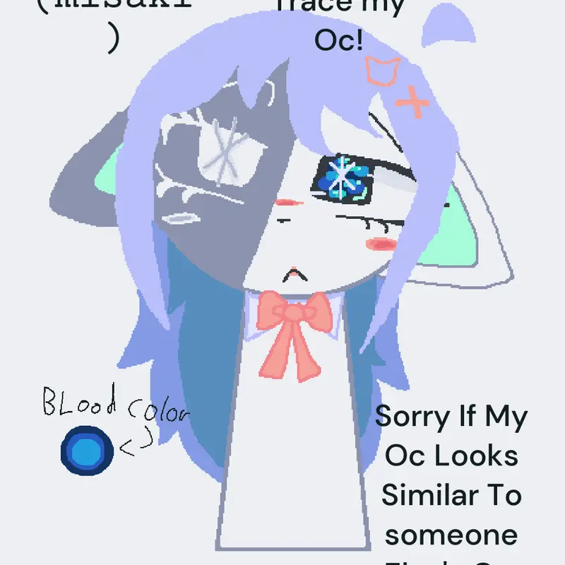 New Main Oc :3 by @G1nk0