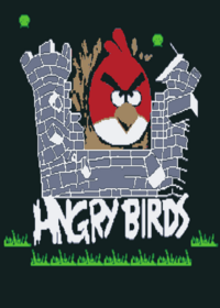 Angry Birds (Unlicensed NES Bootleg) Castle...