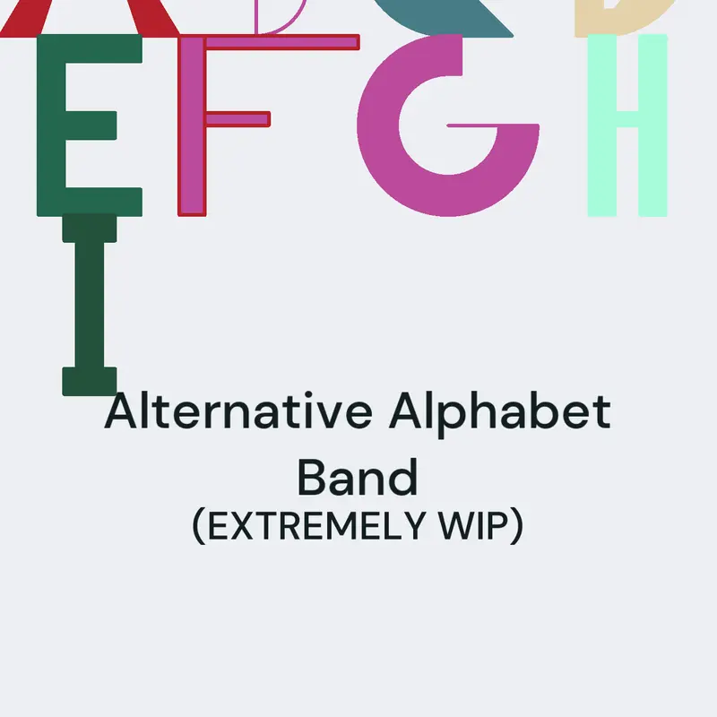 Alternative Alphabet Band by @gunner1028