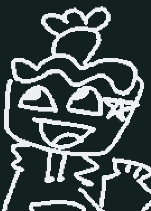 Drawing oc month by @cosmictv_orangedude