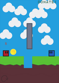 Save the blue cube!