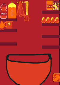 The first cake baking game!!!