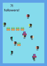 71 followers!