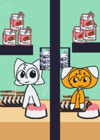 my friend was hungry so, I'm give some food...