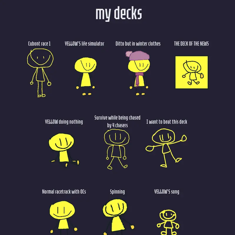 This deck is about YELLOW! by @Rade_7147