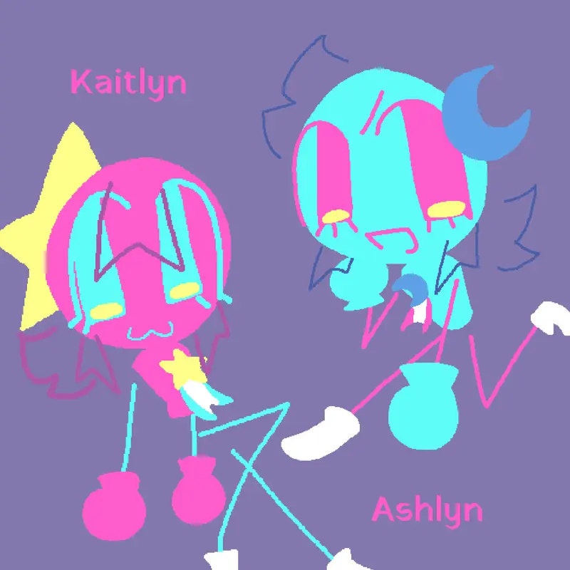 New Oc's Kaitlyn & Ashlyn <3 by @StarZGazer