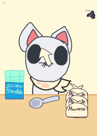 Snow cat petting game & mukbang