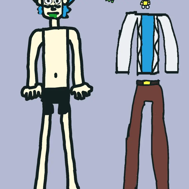 Outfit for rick (from Rick and morty) by @PICKLE-RICK22851