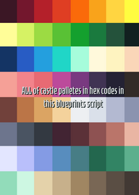 hex code castle palletes