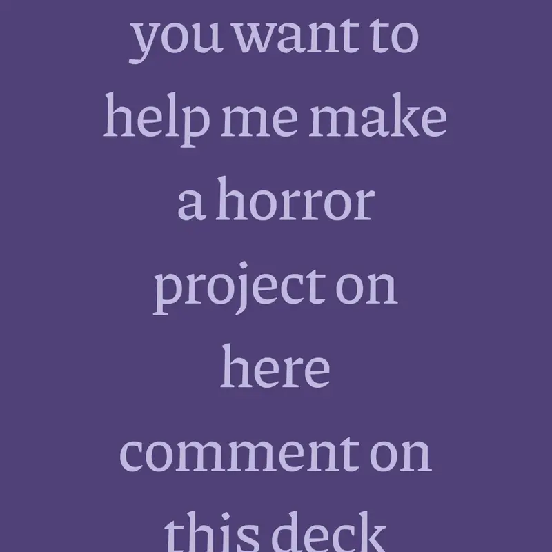 Deck will be deleted in 3 weeks by @Clockerton
