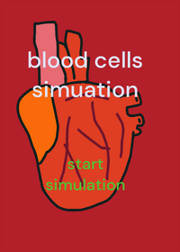 Blood cells simulation