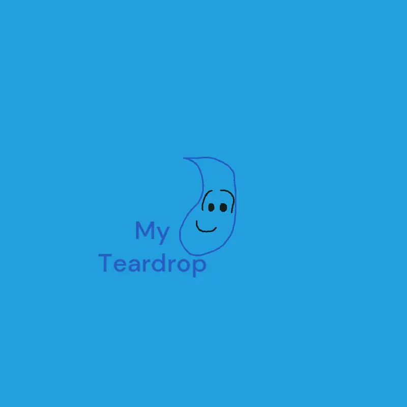 The Teardrop Has Water by @Doodlesuck