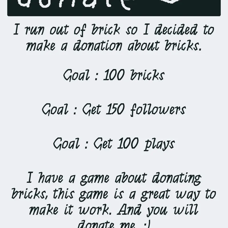 Donate please... Thank you... by @Blue24Offical