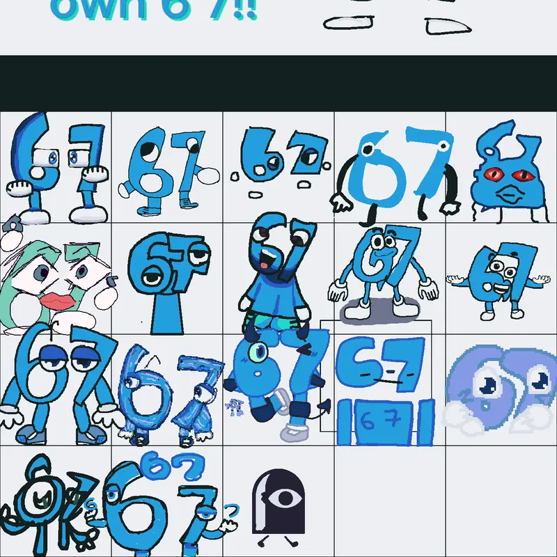 Draw your on 67!! by @M4G1C4L_M30W_M30W_L0V3R