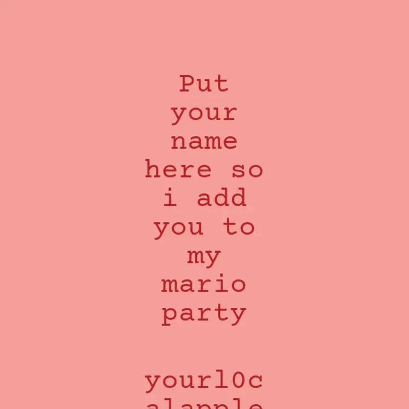 Game by @yourl0calapple