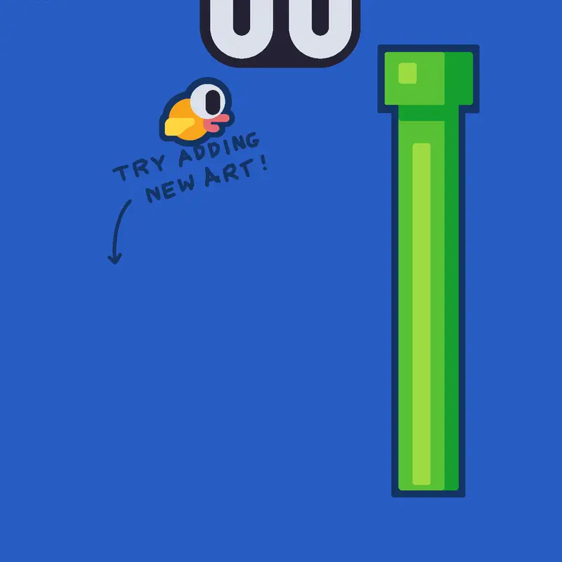 Jogo de flappypeeper #cute #action by @Pimentinha_studios