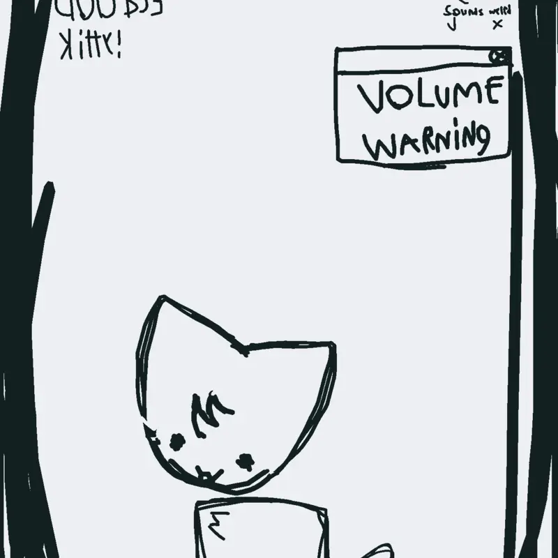 Doodle cat ragdoll by @the_silliest