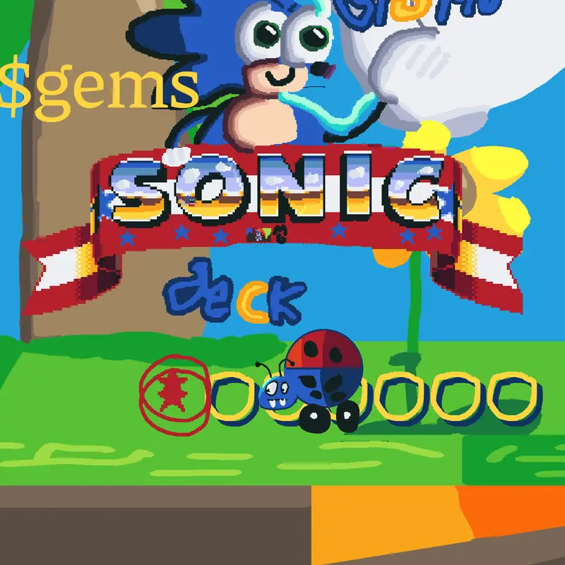 A stupid sonic deck by @Momazosbonnie