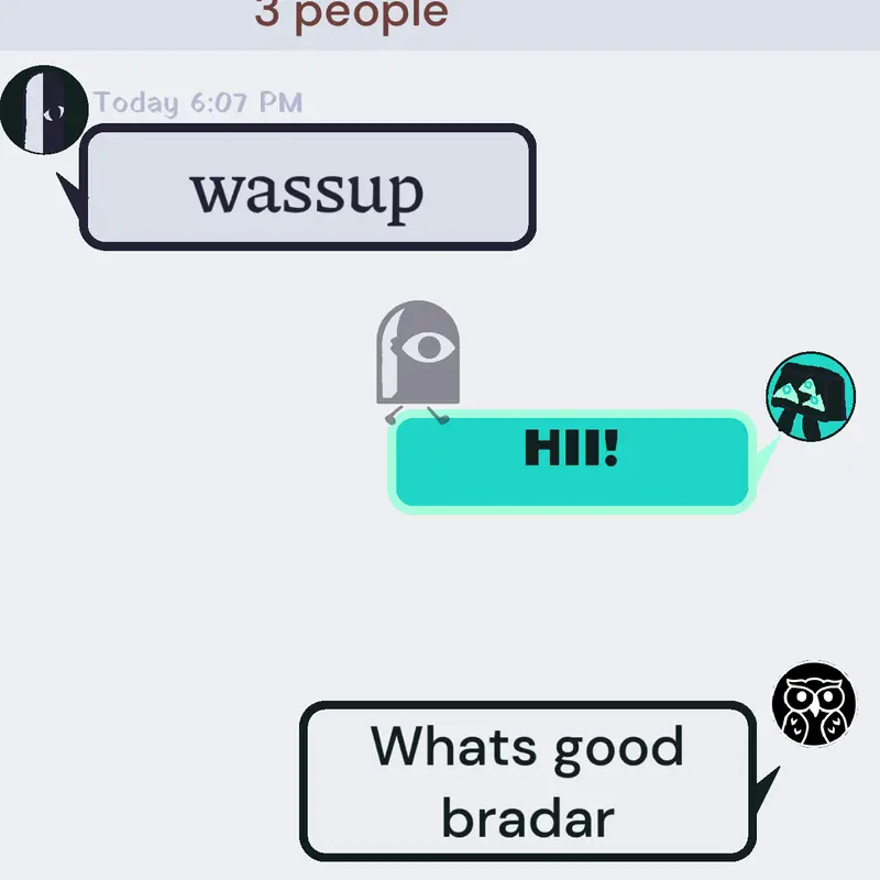 Group chat!! by @CatTheLoaf