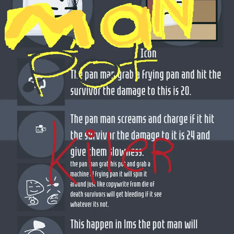 Pot man killer conpect by @Aysmhorrorenjoy
