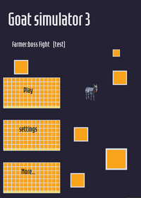 Goat simulator 3 farmer boss fight [test]...