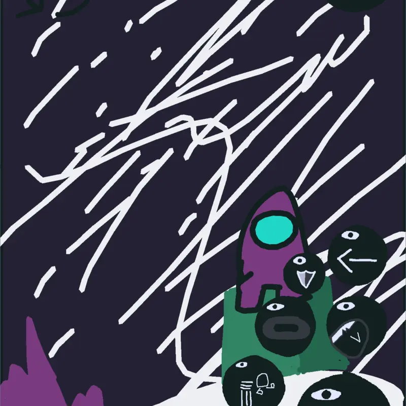 Among us battle by @jupgt6ghgg