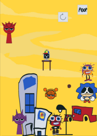 Sandbox with water