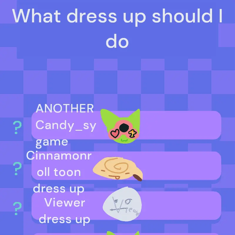 What dress up should I do by @CandyJr