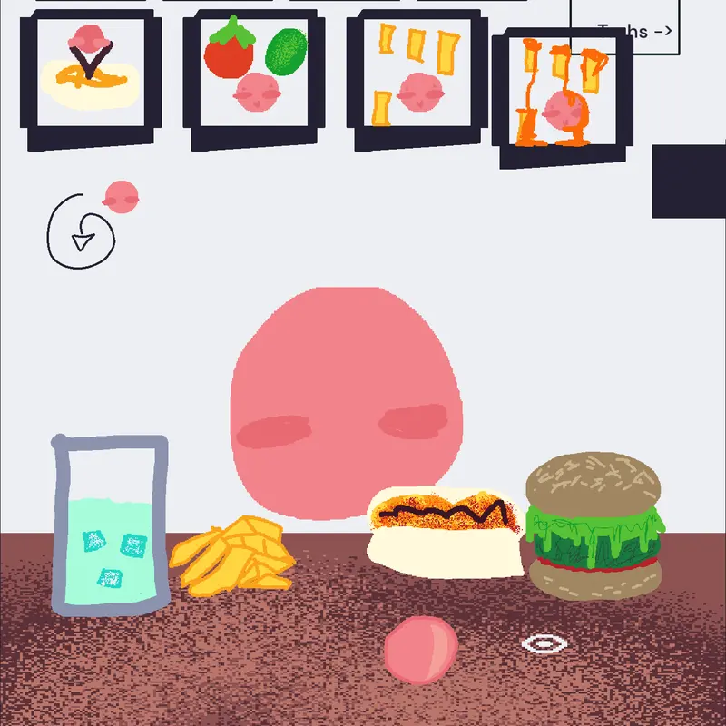 Rose #eat #mukbang #character by @JoLin1